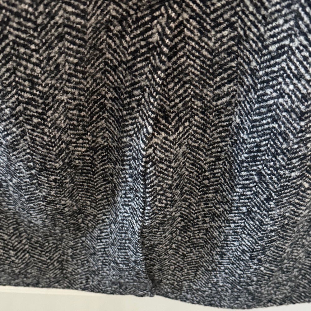 Levi's Black & Gray Herringbone Wool blend Coat - Picture 12 of 12